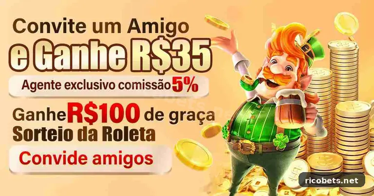Imagem promocional da rico bet mostrando a plataforma e suas vantagens